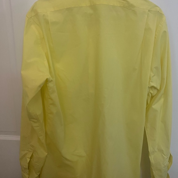 Sid Mashburn yellow long sleeve button down shirt. Medium - Picture 12 of 13